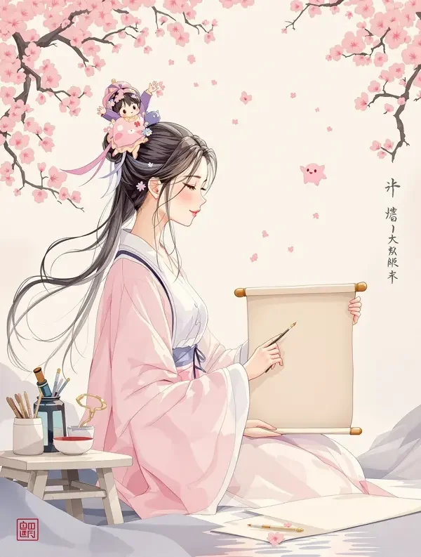 花间调色盘漫画封面 - 成人动漫