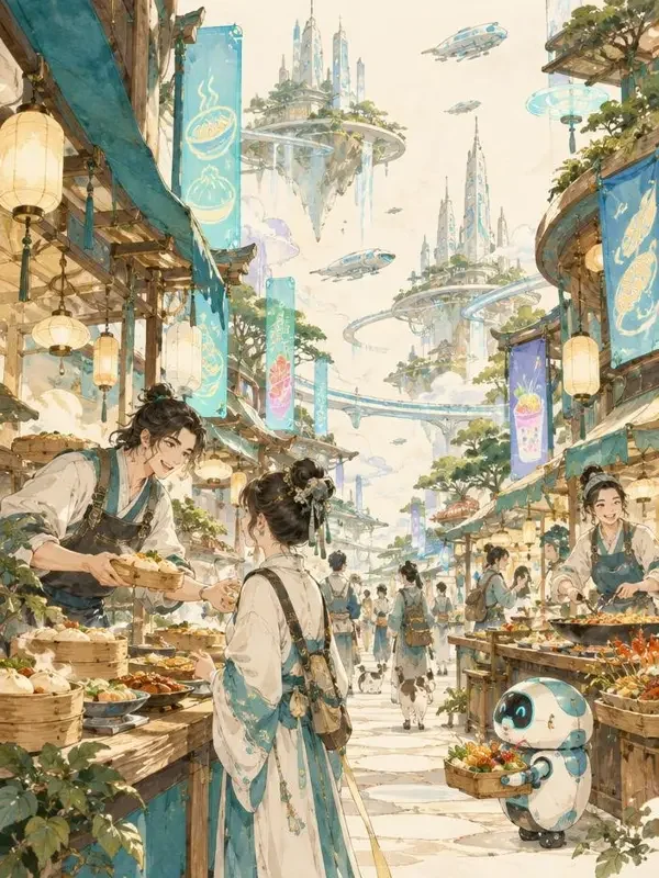 未来菜市场漫画封面 - 成人动漫